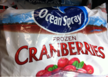Cranberries Frozen AF Only 12oz
